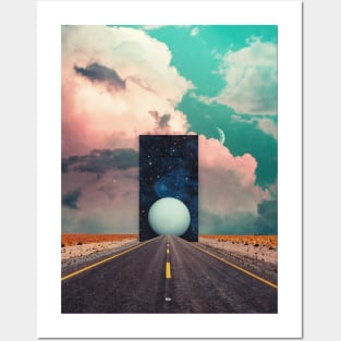 Road To A New World - Space Aesthetic, Retro Futurism, Sci Fi Posters and Art